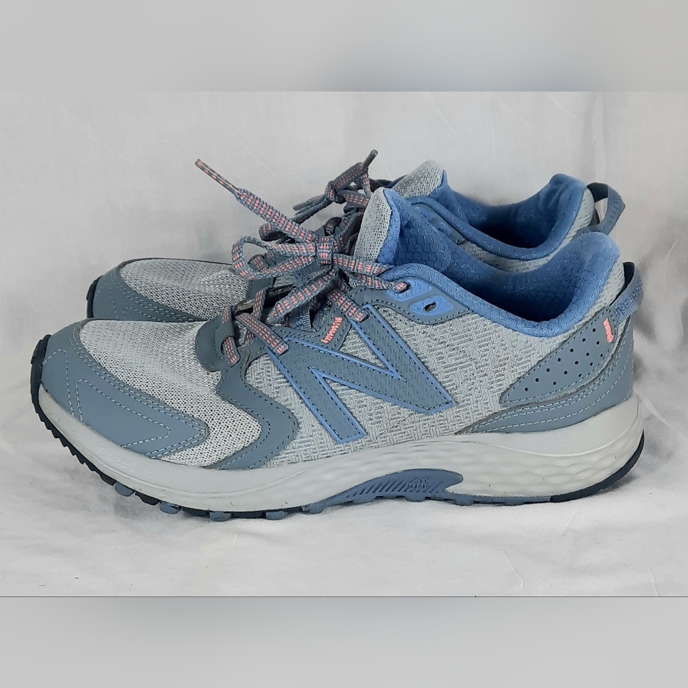 New Balance Women's 410 V7 Trail Running Shoes Size 9.5 WT410LG7 Blue Gray - Picture 6 of 12